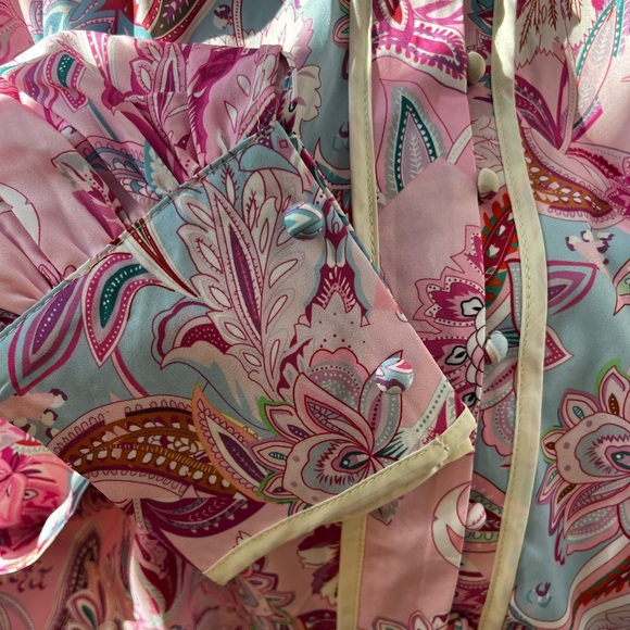 NWT Daria MacPhee Floral and Paisley A-line Dress Zimmerman Lookalike - Picture 2 of 9